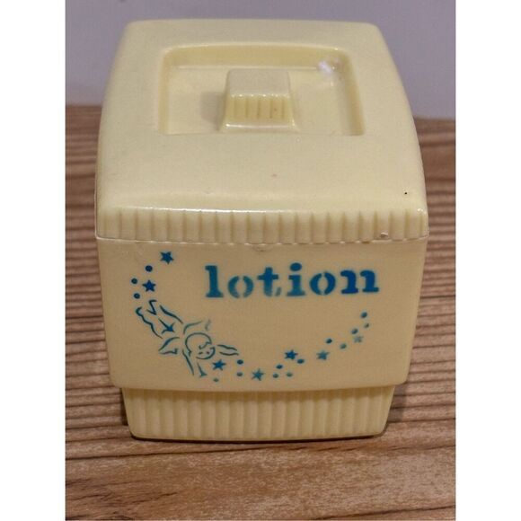 Vintage Nursery CLAROLYTE Storage Decor-Cotton/Pins/Lotion Set of 3-FREE SHIP - Picture 4 of 9